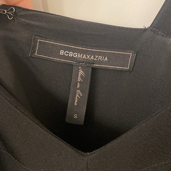 BCBGMAXAZRIA elegant abstract flower print long dress - Picture 4 of 5